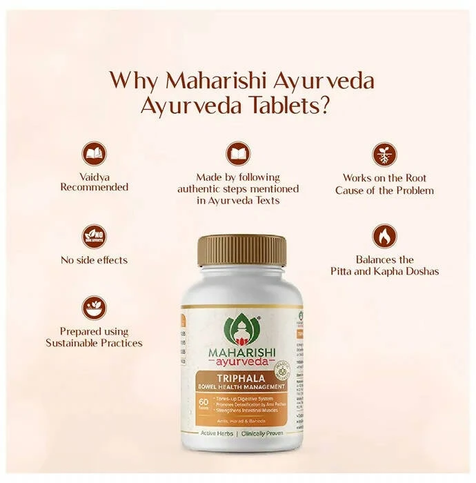 Maharishi Ayurveda Triphala Tablets, 60 Tablets-2.webp